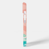 トロピカルピンクサンアクアウェーブスサマービーチ海 Case-Mate iPhoneケース (裏面 / 左)