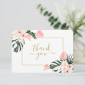 トロピカルピンクサンキューカード サンキューカード (スタンド正面)