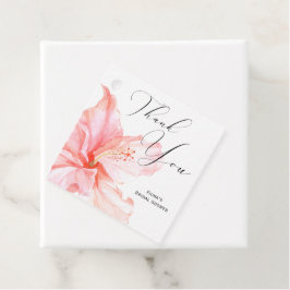 トロピカルピンクハイビスカスありがとう フェイバータグ