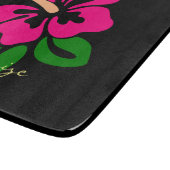 トロピカルピンクハイビスカスフラワーサンダー_コーブ カッティングボード (角)