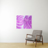 トロピカルピンクパーム葉ツリー タペストリー (インサイチュ(横))