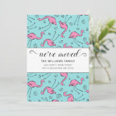 トロピカルピンクフラミンゴオンアクアムービング 案内状 (スタンド正面)