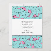 トロピカルピンクフラミンゴオンアクアムービング 案内状 (裏面)