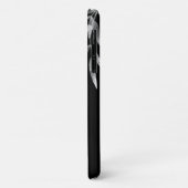 トロピカルピンクフラミンゴオンブラックドラマチックビーチ Case-Mate iPhoneケース (裏面/左)