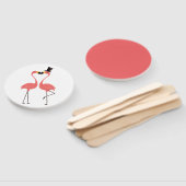 トロピカルピンクフラミ結婚ンゴブライダルシャワーパーティー ハンドファン (組立なし)