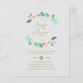 トロピカルピンクブライダルシャワーバイメール結婚か (正面)