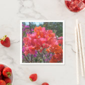 トロピカルピンクブーゲンビリア島フローラ スタンダードカクテルナプキン (インサイチュ)