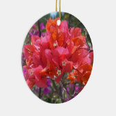トロピカルピンクブーゲンビリア島フローラ セラミックオーナメント (右)