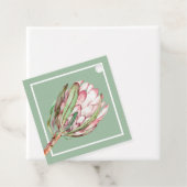 トロピカルピンクプロテアフローラダイヤモンドパーティー フェイバータグ (インサイチュ)