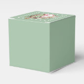 トロピカルピンクプロテアフローラパーティー フェイバーボックス (正面サイド)