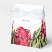 トロピカルピンクプロテア結婚スグリーン フェイバーボックス (正面サイド)