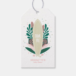 トロピカルピンクベイビーオンボードギフトタグ ギフトタグ