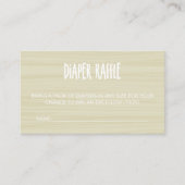 トロピカルピンクベビーオンボードおむつラッフル エンクロージャーカード (正面)