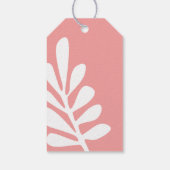 トロピカルピンクベビーオンボードギフトラベル ギフトタグ (裏面)