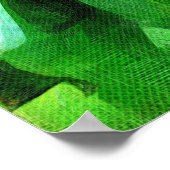 トロピカルピンクベルベットのバナナコレクション ポスター (角)