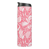 トロピカルピンク花柄ダイヤモンドモノグラム タンブラー (回転右)