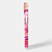 トロピカルピンク金ゴールドヤシの葉パーソナライズされた名 Case-Mate iPhoneケース (裏面 / 左)