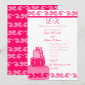 トロピカルピンク 招待状 (正面/裏面)