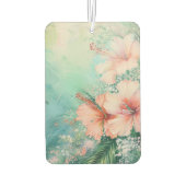 トロピカルピーチホワイトハイビスカスフローララブ カーエアーフレッシュナー (裏面)