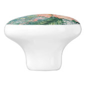 トロピカルピーチホワイトハイビスカスフローララブ セラミックノブ (側面)