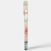 トロピカルピーチホワイトハイビスカスフローララブ Case-Mate iPhoneケース (裏面 / 左)