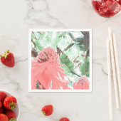 トロピカルピーチ結婚ズペーパーナプキン スタンダードカクテルナプキン (インサイチュ)