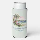 トロピカルファミリーバケーション懇親会記念 スリム缶クーラー (Seltzer裏面)