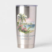 トロピカルファミリーバケーション懇親会記念 保温保冷タンブラー (左面)