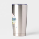 トロピカルファミリーバケーション懇親会記念 保温保冷タンブラー (背面)