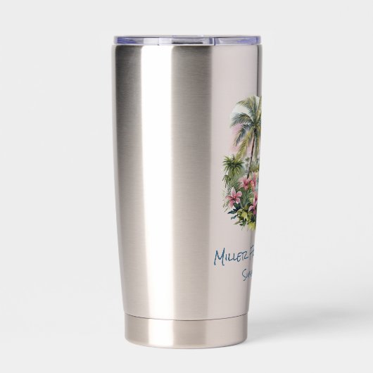 トロピカルファミリーバケーション懇親会記念 保温保冷タンブラー (正面)