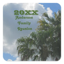 トロピカルファミリーリユニオン　パームツリー　夏のバケーション