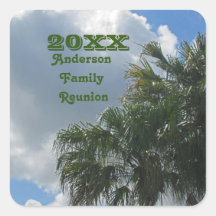 トロピカルファミリーリユニオン　パームツリー　夏のバケーション