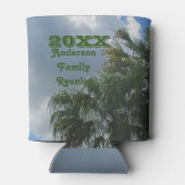 トロピカルファミリー懇親会パームツリーズサマーバケーション 缶クーラー (裏面)