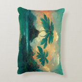 トロピカルファンタジーシーアンドパームツリーズ アクセントクッション (裏面(縦))