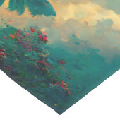 トロピカルファンタジーシーアンドパームツリーズ ショートテーブルランナー (コーナー)