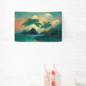 トロピカルファンタジーシーアンドパームツリーズ 横断幕 (インサイチュ)