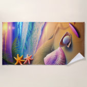 トロピカルファンタジービーチサンセット ビーチタオル (正面)