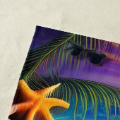 トロピカルファンタジービーチサンセット ビーチタオル (インサイチュ)