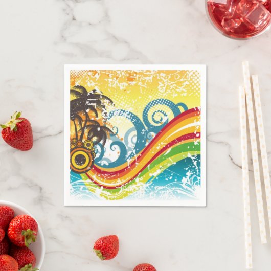 トロピカルフィエスタ紙ナプキンス スタンダードカクテルナプキン (インサイチュ)