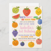 トロピカルフィエスタ誕生日招待状 招待状 (正面/裏面)