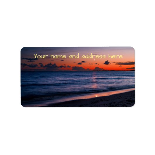 トロピカルフィジナイトビーチ ラベル (正面)