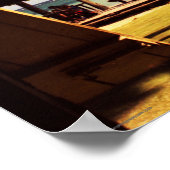 トロピカルフィジービーチシーンワッペナ ポスター (角)