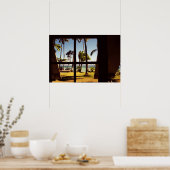 トロピカルフィジービーチシーンワッペナ ポスター (キッチン)