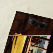 トロピカルフィジービーチシーンbtcnm ビーチタオル (インサイチュ)