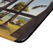 トロピカルフィジービーチシーンcbcnm カッティングボード (角)