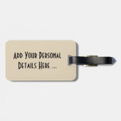 トロピカルフィジービーチシーンcd ltcna ラゲッジタグ (裏面横)