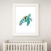 トロピカルフィッシュウォーター子供部屋アート ポスター