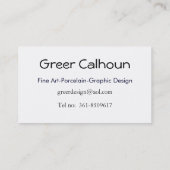 トロピカルフィッシュコーラルリーフ海シーン名刺 名刺 (裏面)