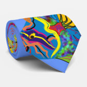 トロピカルフィッシュタイお洒落アート ネクタイ (ロール)