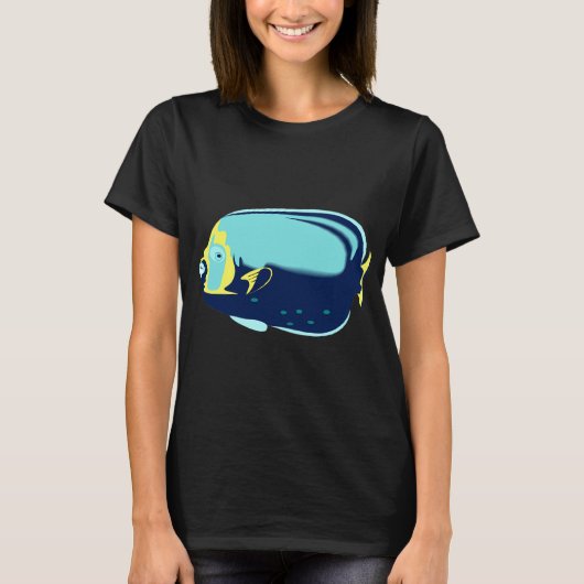 トロピカルフィッシュデザイン Tシャツ (正面)